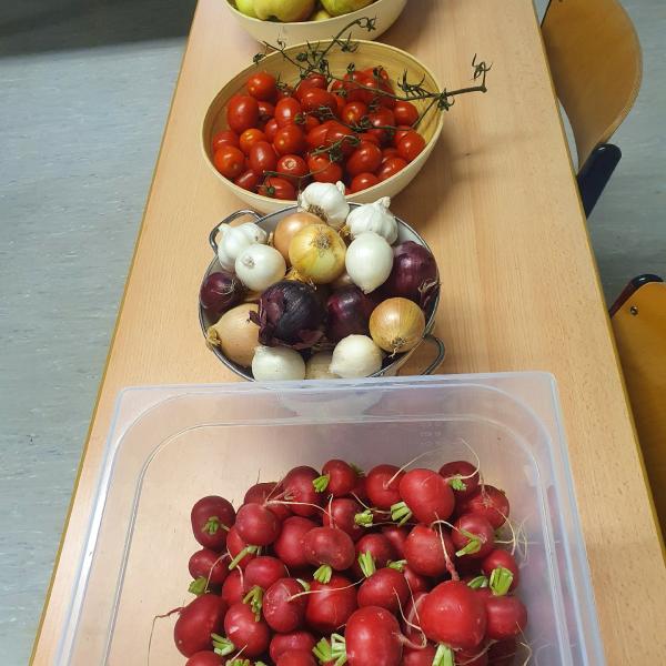 Obst und Gemüse zum Kochen