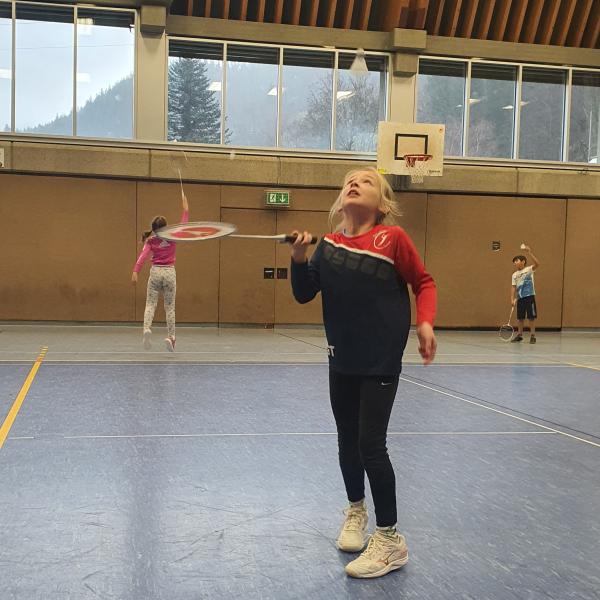 Badmintonübungen